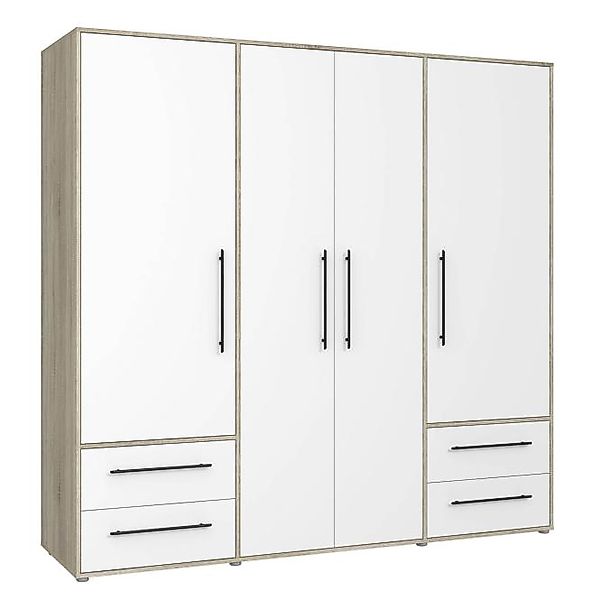 FORTE Kleiderschrank "Mokkaris,Topseller, zeitloses Design, 3–4 Türen, Made günstig online kaufen