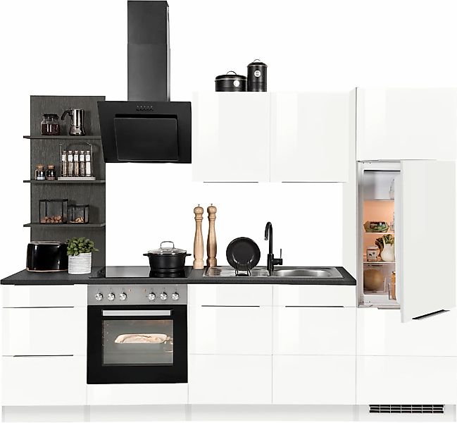 KOCHSTATION Küchenzeile "KS-Brindisi", Breite 270 cm, wahlweise mit E-Gerät günstig online kaufen