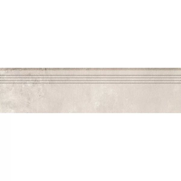 Trittstufe Denver Feinsteinzeug Glasiert Matt Weiß 30 cm x 120 cm günstig online kaufen