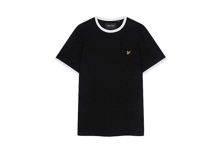 Lyle & Scott T-Shirt T-Shirt Lyle&Scott Ringer kontrastfarbene Bündchen günstig online kaufen