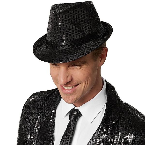 dressforfun Kostüm Partyhut mit Pailletten, Einfarbiger Hut in Einheitsgröß günstig online kaufen