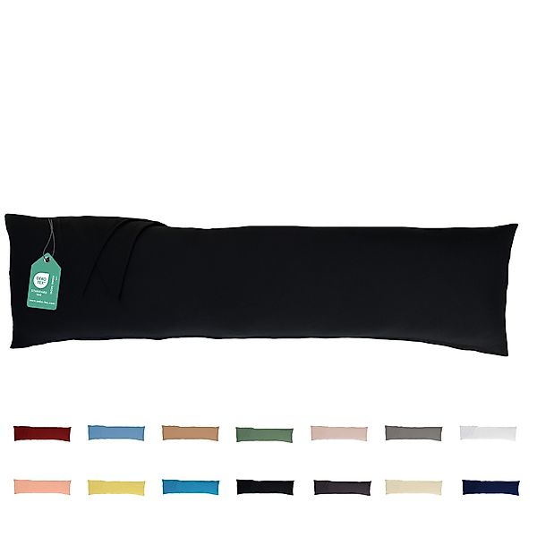livessa Seitenschläferkissen mit bezug 40x145 cm günstig online kaufen
