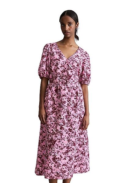 Marc O'Polo DENIM Druckkleid aus Viskose-Mix mit Crinkle-Effekt günstig online kaufen