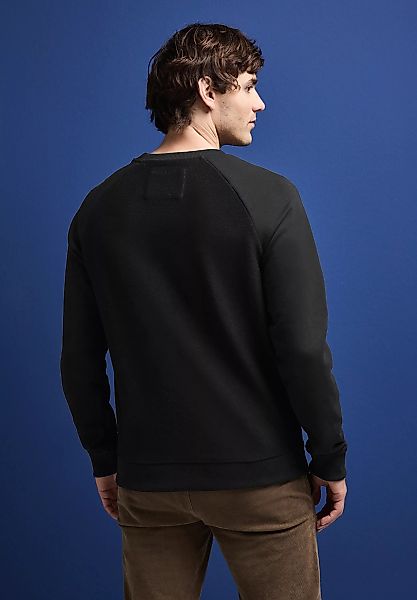 STREET ONE MEN Sweatshirt, aus reiner Baumwolle günstig online kaufen