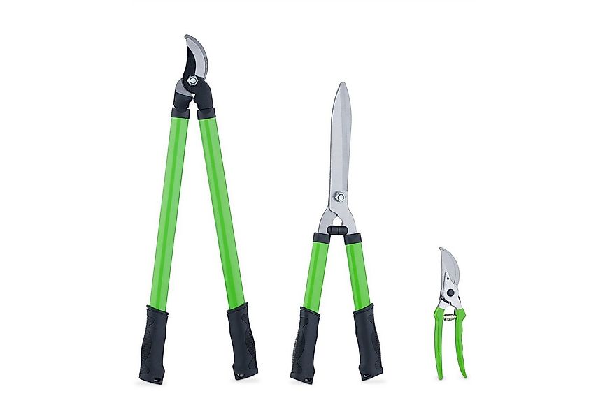 relaxdays Gartenschere 3-teiliges Gartenscheren-Set günstig online kaufen