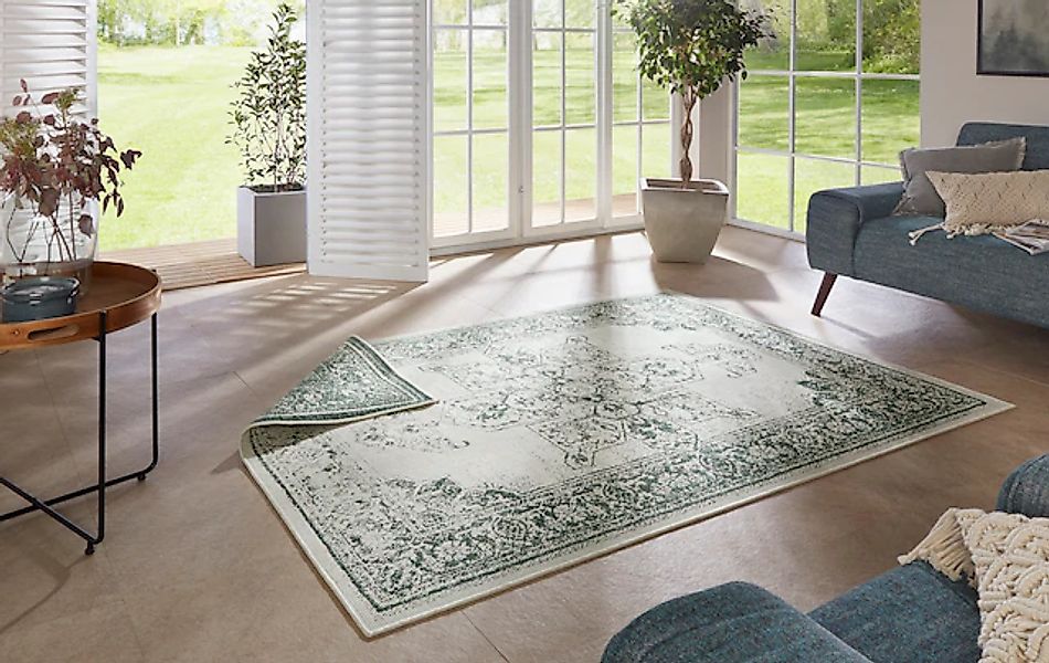 HANSE Home Teppich »Borbon Wendeteppich«, rechteckig, 5 mm Höhe, In-& Outdo günstig online kaufen