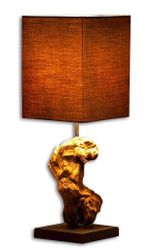 Levandeo® Nachttischlampe, Lampe Tischlampe aus Holz günstig online kaufen