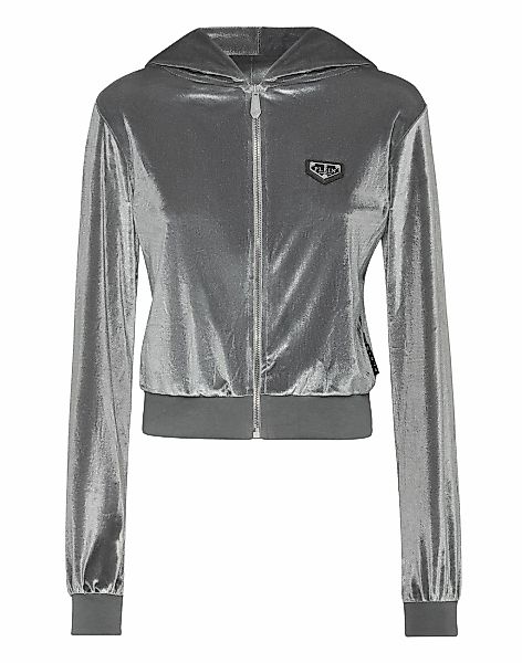 PHILIPP PLEIN Kapuzensweatjacke "Skull Mit Schmucksteinen" günstig online kaufen