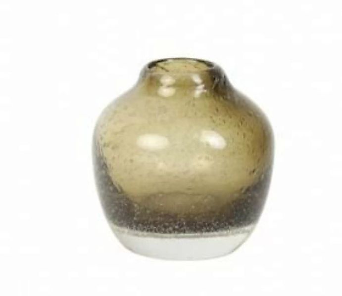 Light & Living Vasen Mirador Vase Glas Ø 12 cm hellbraun (braun) günstig online kaufen