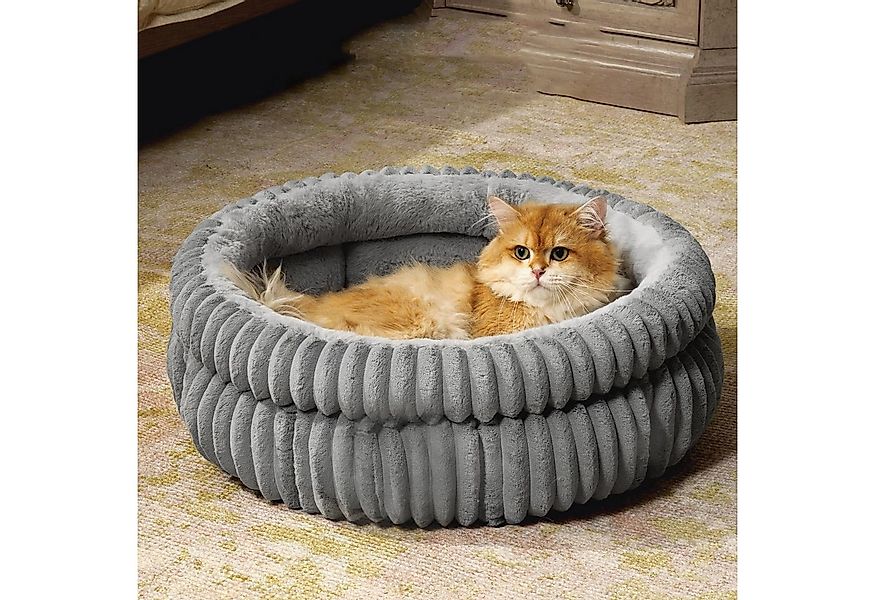 FOUORTUNATE-BEE Tierbett Hundebett waschbar Flauschiges Katzenbett günstig online kaufen