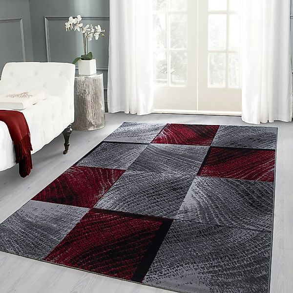 Carpettex Designteppich Kariert Design, Läufer, Höhe: günstig online kaufen