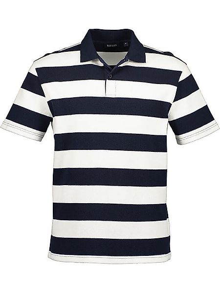 Blue Seven Poloshirt 321190 Herren Poloshirt Blockstreifen - Gestreiftes Ku günstig online kaufen