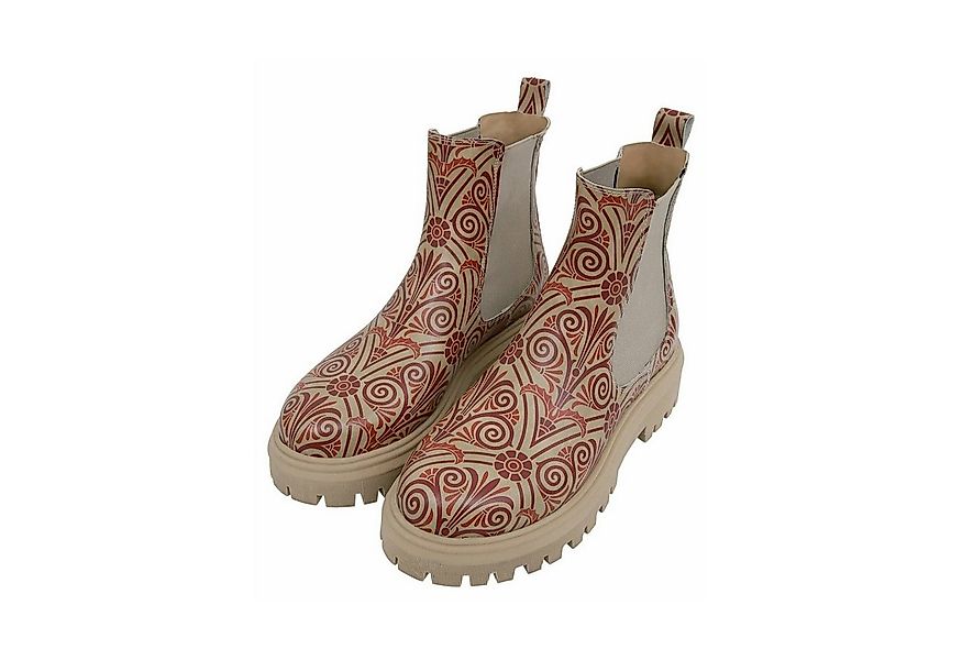 DOGO Aura Boots Majestic Gold Damen Stiefeletten Chelseaboots Handgefertigt günstig online kaufen