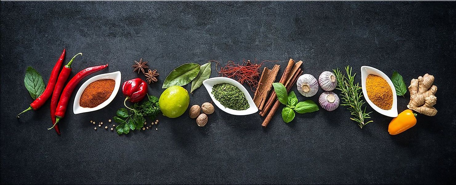 artissimo Glasbild Glasbild XXL 125x50 cm Bild aus Glas für die Küche groß günstig online kaufen