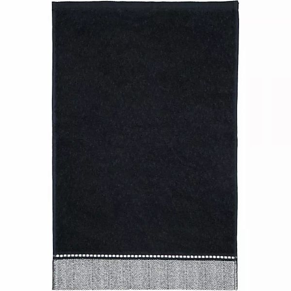 Möve Brooklyn Uni - Farbe: black - 199 (1-0669/8970) - Gästetuch 30x50 cm günstig online kaufen