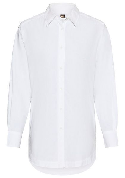 BOSS ORANGE Hemdbluse Bostucci Premium Damenmode mit Kellerfalte am Rücken günstig online kaufen