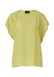 s.Oliver Kurzarmbluse Bluse Fließende Viskosebluse mit günstig online kaufen