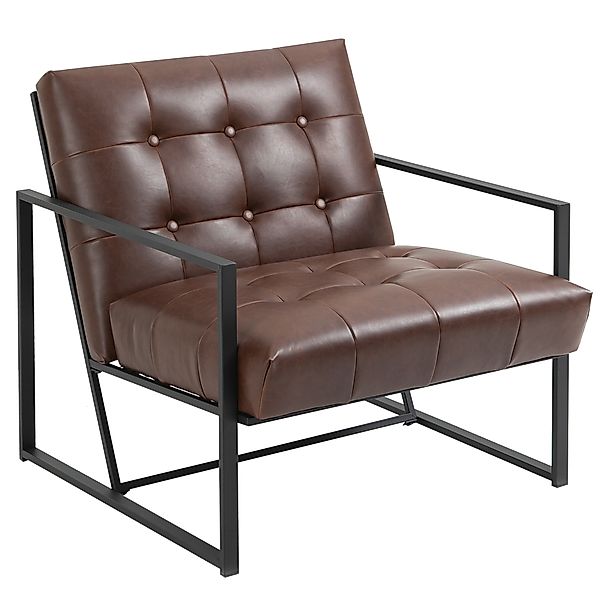 HOMCOM Lounge-Sessel Chesterfield Relaxsessel Sitzflächen und Rückenlehne g günstig online kaufen