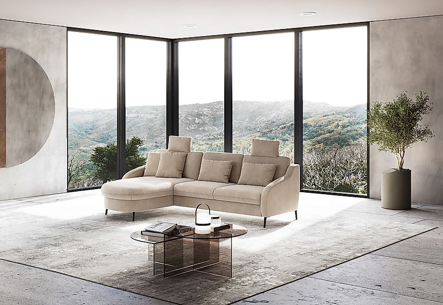 sit&more Ecksofa »Soul L-Form«, wahlweise mit Bettfunktion günstig online kaufen