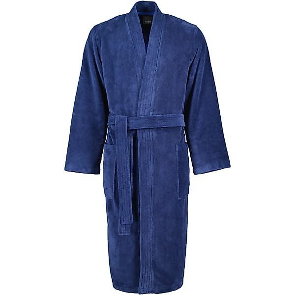 Cawö Bademantel Herren-Bademantel Nachtblau (Größe 54/56) günstig online kaufen