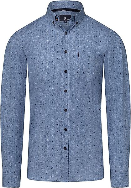 State Of Art Hemd Druck Blau  - Größe 3XL günstig online kaufen