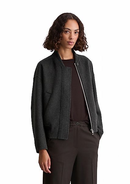 Marc OPolo Outdoorjacke "aus Wolle-Mix", ohne Kapuze günstig online kaufen