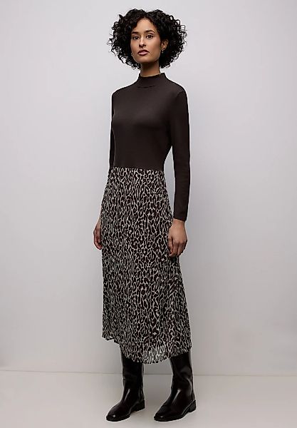 STREET ONE Midikleid Ohne Taschen mit plissiertem Rockteil günstig online kaufen