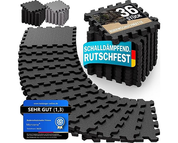 monzana Bodenschutzmatte, 36-St., Rutschfest EVA-Schaumstoff Bodenschutz Tr günstig online kaufen
