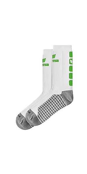 Erima Sportsocken Crew 5-Cubes weiss/grün- 1 günstig online kaufen