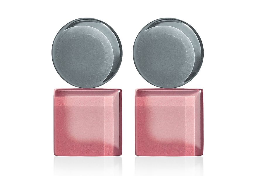 ALEXASCHA Paar Ohrclips Geometrische Clip Ohrringe im Bauhaus Design • Stat günstig online kaufen