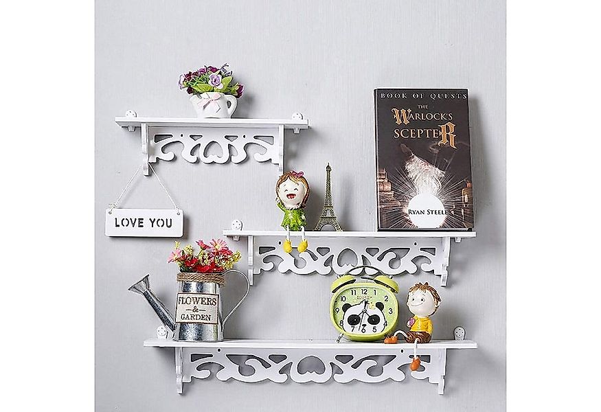 Youyijia Einlegeboden 3 Stück Wandregal Hängeregal Regalset 35 46 60cm Wand günstig online kaufen