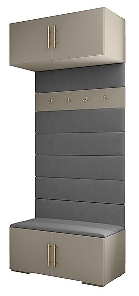 ABIKS MÖBEL Garderoben-Set Inova 3 Sitz, Schrank mit Regalen, Kleiderbügeln günstig online kaufen