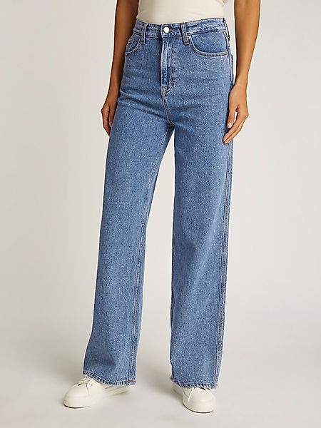 Tommy Jeans Weite Jeans "Claire High Rise" mit Logo-Badge günstig online kaufen