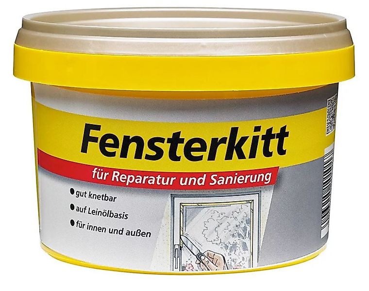 düfa Dichtungskitt Fensterkitt 750 g Glaserkitt Türenkitt Leinöl Kitt, Für günstig online kaufen