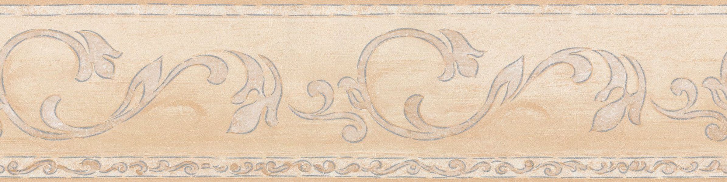 Bricoflor Selbstklebende Bordüre für Küche im Landhausstil Beige Tapetenbor günstig online kaufen