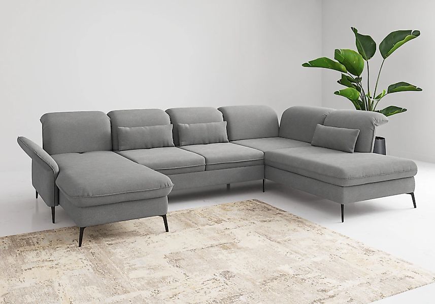 sit&more Wohnlandschaft "Emely, inkl. Sitztiefenverstellung", wahlweise mit günstig online kaufen