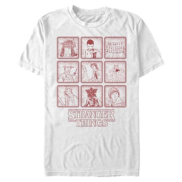Netflix - Stranger Things - Gruppe Season One Line - Männer T-Shirt günstig online kaufen