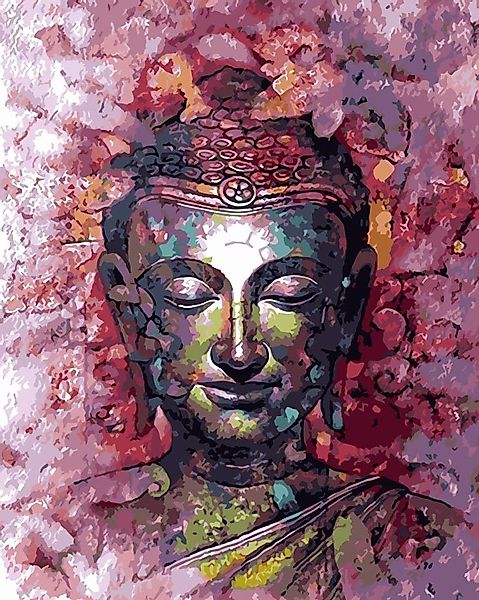 digitCUBE Malen nach Zahlen Ausmalbild 40x50cm auf Rahmen (Paint by Numbers günstig online kaufen