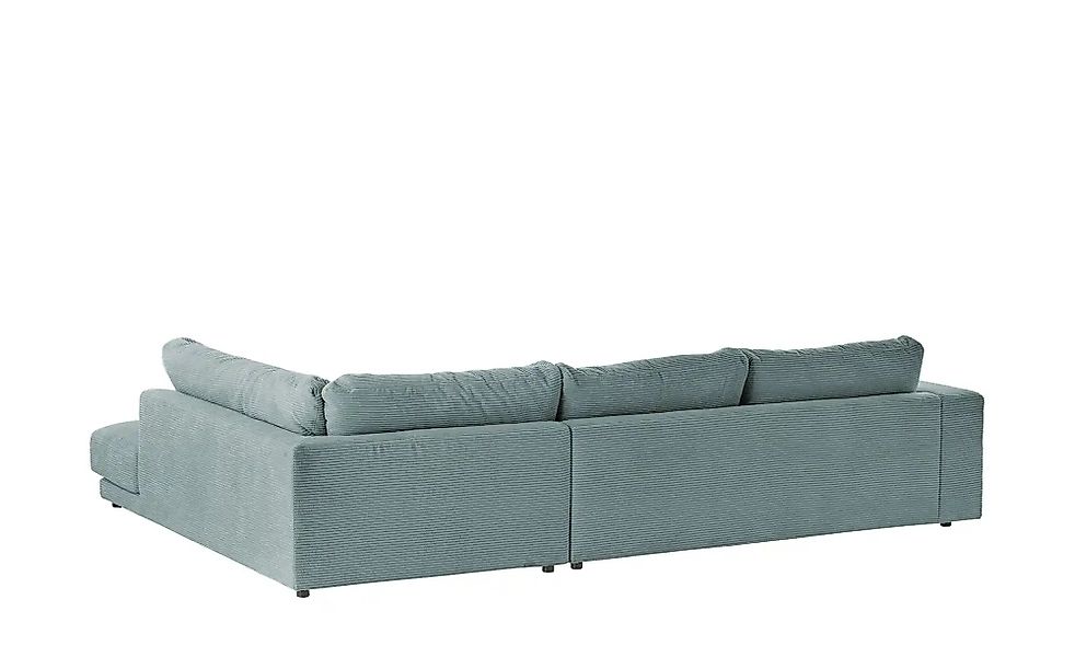 Jette Home Ecksofa Cord Sila ¦ blau ¦ Maße (cm): B: 325 H: 85 T: 224.0 Pols günstig online kaufen