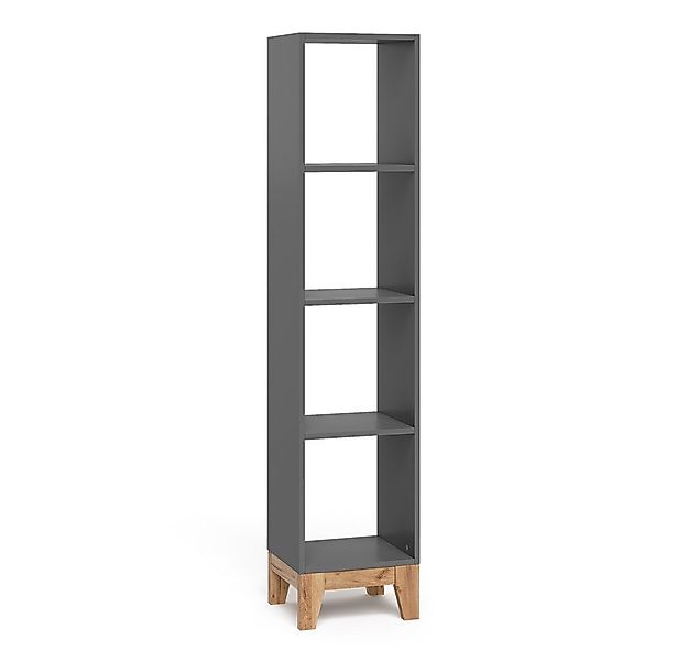 VitaliSpa® Bücherregal Malia, Grau/Artisan, 35.2 x 159.5 cm, 1-tlg. günstig online kaufen