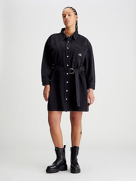 Calvin Klein Jeans Plus Jeanskleid BELTED DENIM SHIRT DRESS PLUS günstig online kaufen