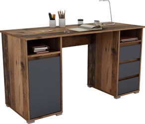 byLIVING Schreibtisch "Lobo" Breite 138 cm, Computertisch mit Schubladen, i günstig online kaufen