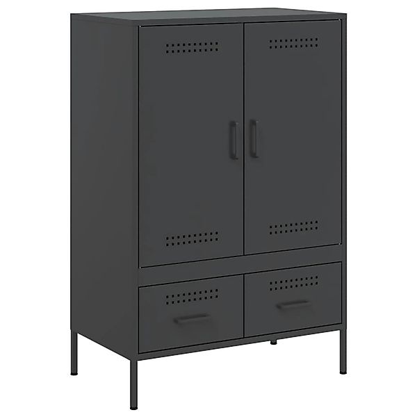 vidaXL Highboard Schwarz 68x39x101,5 cm Stahl 843108 günstig online kaufen