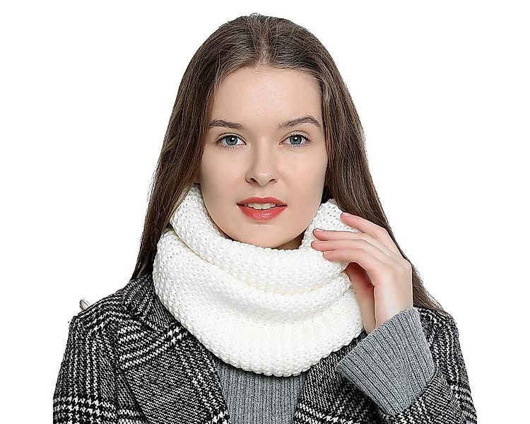 Schal Damen Winterschal Rundschal Schal, (1-St), Schlauchschal, warm und we günstig online kaufen