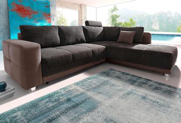 Jockenhöfer Gruppe Ecksofa "Orlando L-Form" mit Bettfunktion, Bettkasten un günstig online kaufen