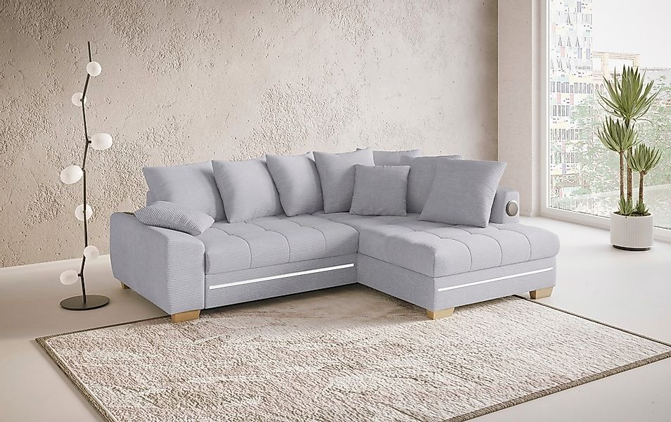 Mr. Couch Ecksofa "Nikita II, L-Form", RGB-LED, Bluetooth-Soundsystem, wahl günstig online kaufen
