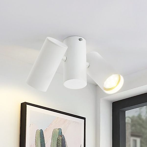 ZMH Deckenstrahler 2 Flammig Schwarz/Weiß Deckenlampe günstig online kaufen