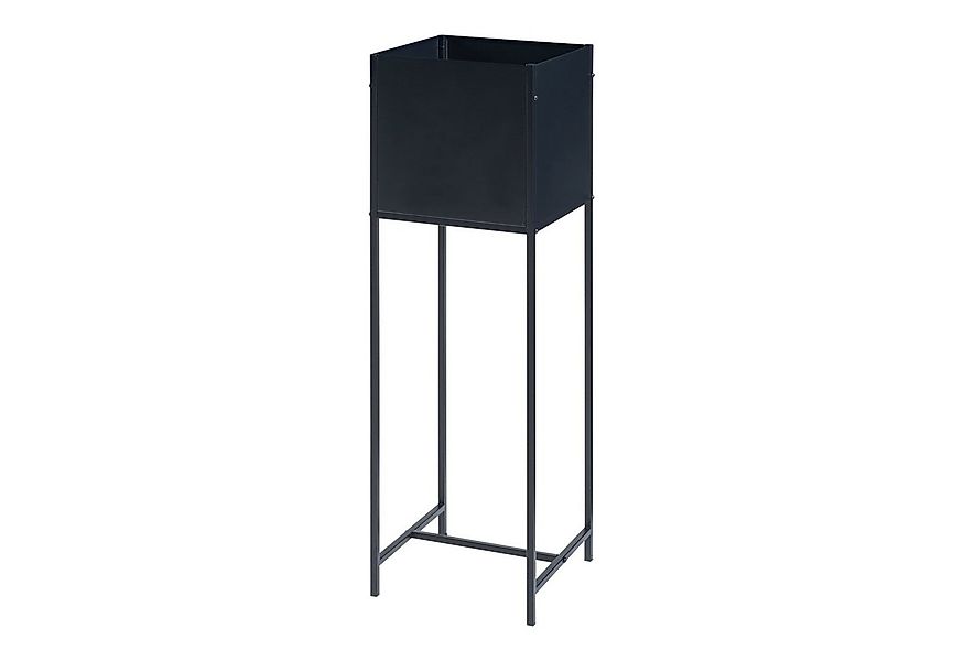 en.casa Blumenständer, »Porsgrunn« Metall 100 x 30 x 30 cm Schwarz günstig online kaufen