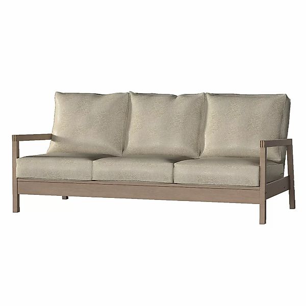 Bezug für Lillberg 3-Sitzer Sofa, beige-golden, Sofahusse, Lillberg 3-Sitze günstig online kaufen