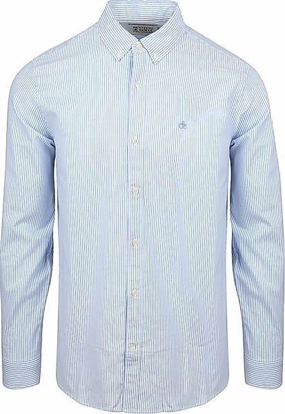 Scotch and Soda Hemd Streifen Hellblau - Größe M günstig online kaufen